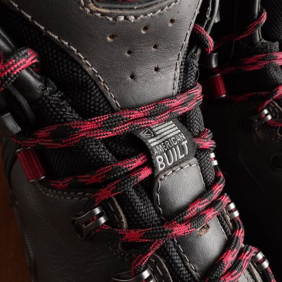 Keen Boots WMS SZ 9 Gray Liberty Ridge Waterproof Leather Hiking Outdoor MiUSA - Picture 7 of 16